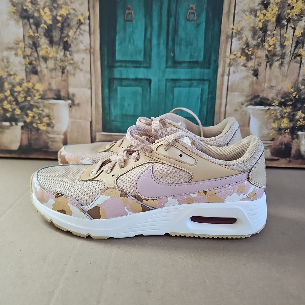 Nike Air Max SC Women's Size 9 Sesame Pink Desert Camo Sneakers DX3733-200